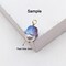 100pcs Flower Crystal Glass Bead Caps Lily of The Valley Beads for Jewelry Making and DIY Craft Accessories (Mixed, 11 * 11 * 7mm)